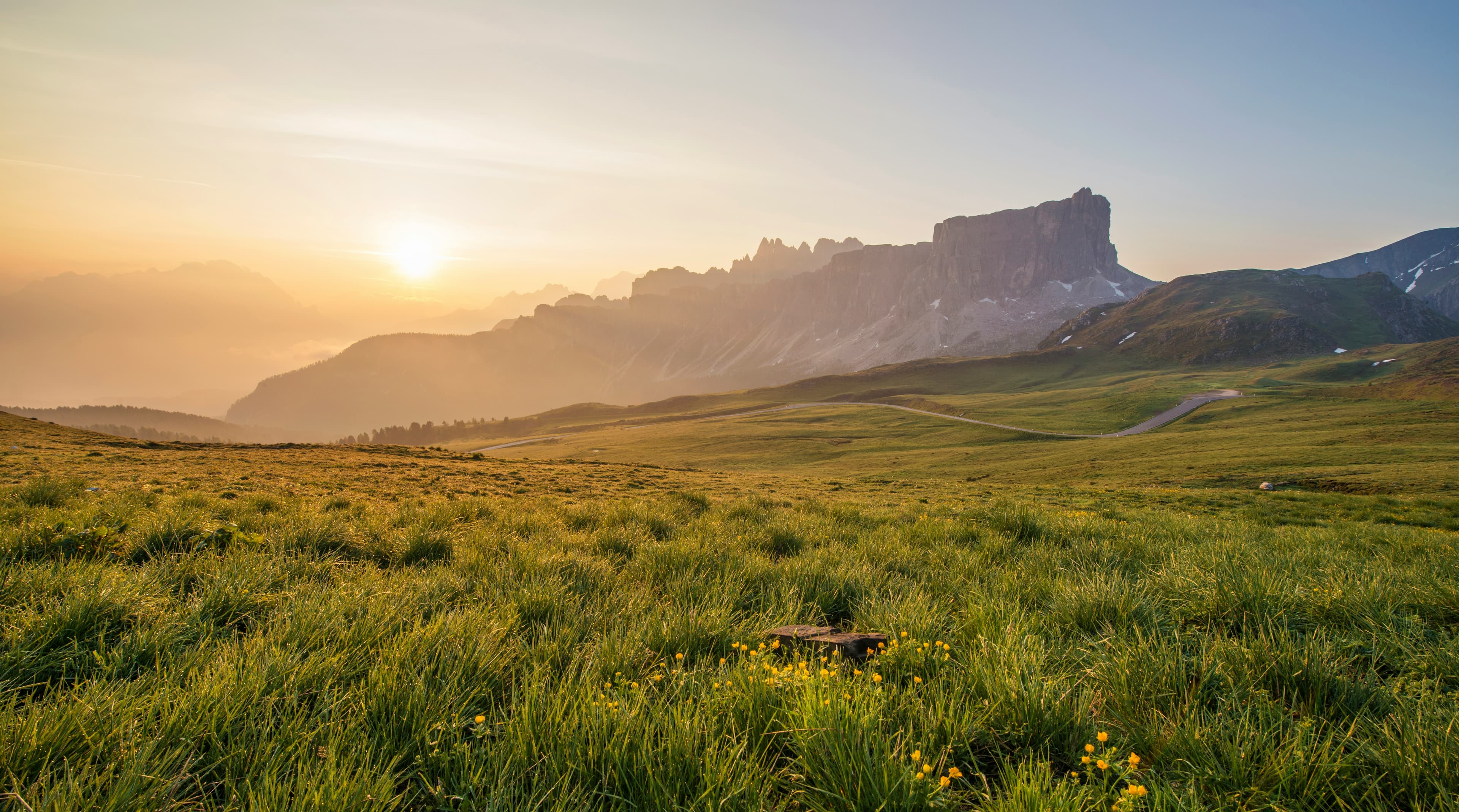 Scenic background of a trek - 1